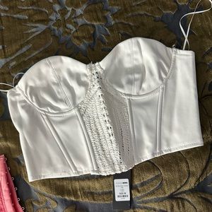 Fashion nova corset crop top